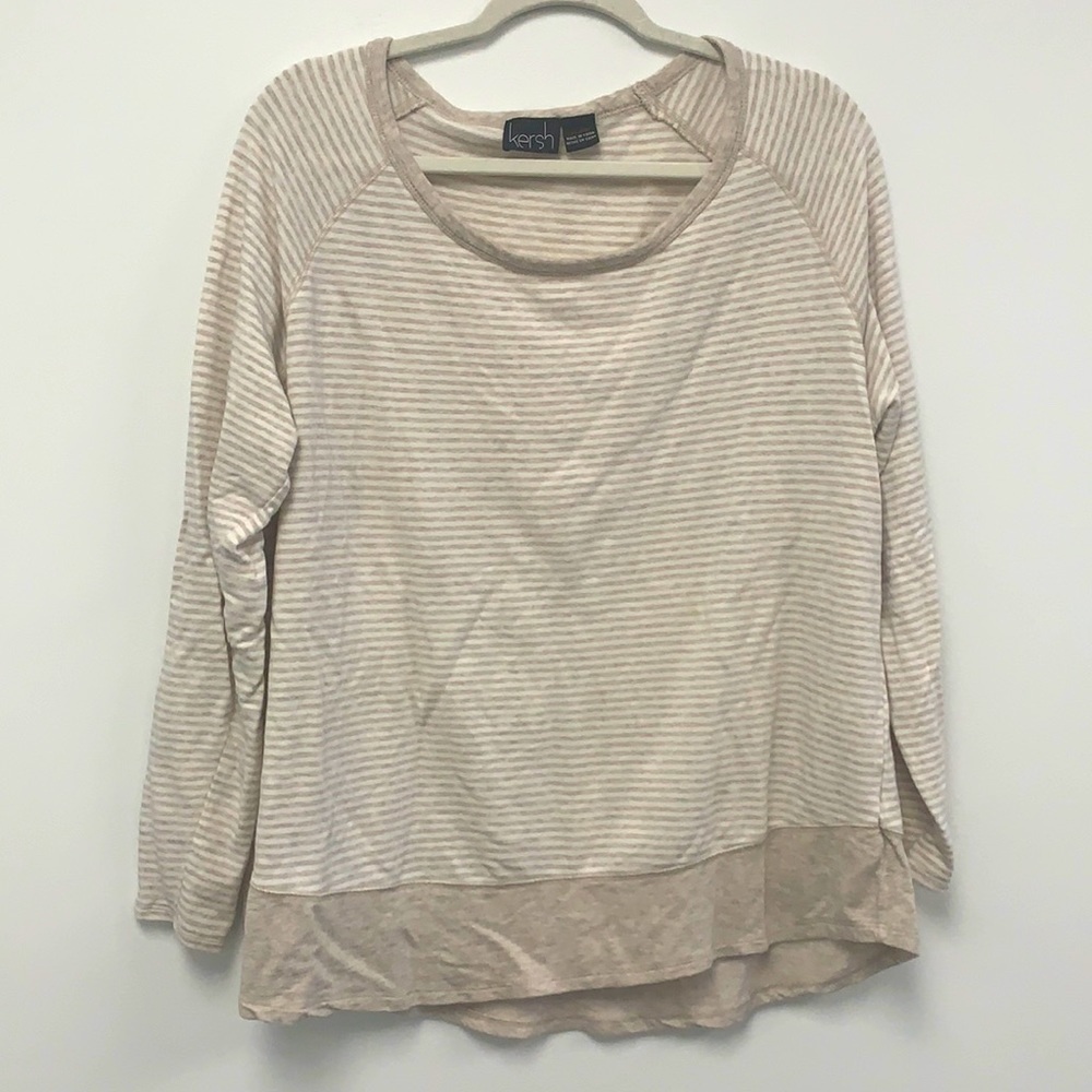 Kersh pullover jersey knit sweater size XL